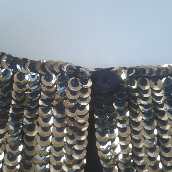 NWOT Topshop Gold Sequin Cropped Top 2 Date Night Party Event Club - Picture 7 of 10